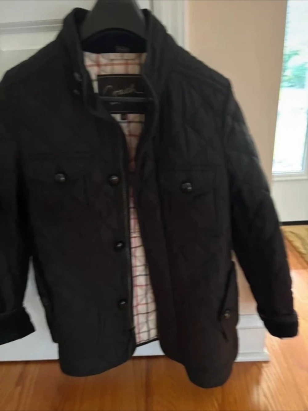 Coach quilted jacket